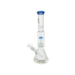 difflite Beaker Base Bong With Perc & Extra Thick Base - Light Blue