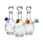Round Lotus Vintage Decanter Water Bongs