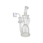 Clear Double Uptake Recycler With Sand Blasting
