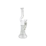 difflite - Clear Crown To Pillar Perc Glass Bong