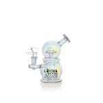 6" Mini Egg Dab Rig with Crown Perc