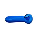 Simple Glass Spoon Pipe Blue
