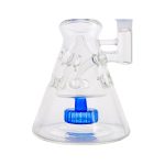 difflite - Blue Fab Beaker Base Dab Rig With Banger Hanger 14mm Fitting