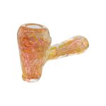 Hammer Hand Pipe Medium Size Gold Fumed