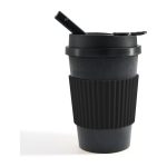Portable Coffee Cup with Ceramic Bowl & High-Temperature Silicone | Unique Concealable Style for Gatherings