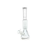 Clear Bong With Perc & Extra Thick Beaker Base 12 Inches