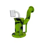 difflite Silicone Dab Rig Green And Black