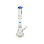 difflite Beaker Base Bong With Perc & Extra Thick Base - Light Blue