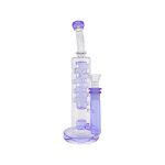 difflite - CFL Reactive Large Straight Fab Bong Dab Rig With Seed Of Life Perc