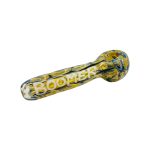Glass Hand Pipe With Boomer On Side