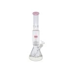 Pink Bong With Perc & Extra Thick Beaker Base 12 Inches