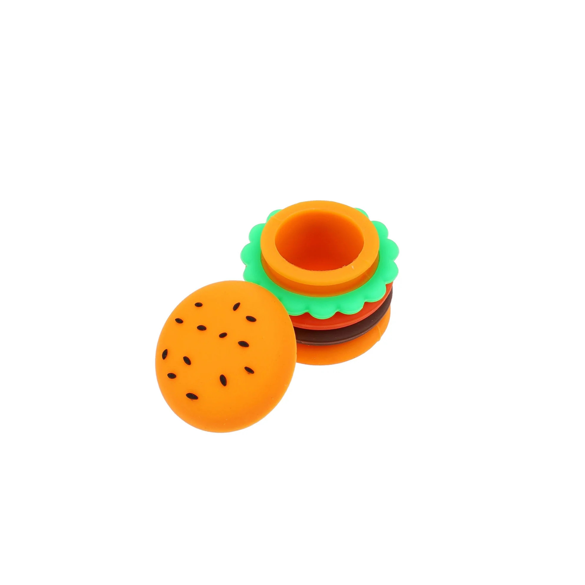Silicone Burger Dab Wax Jar