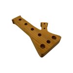 Bong Shape Oak Wood Water Pipe Bowl Display Stand Holder