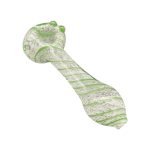 Glass Hand Pipe - Double Blown Inside Out Spiral Colors