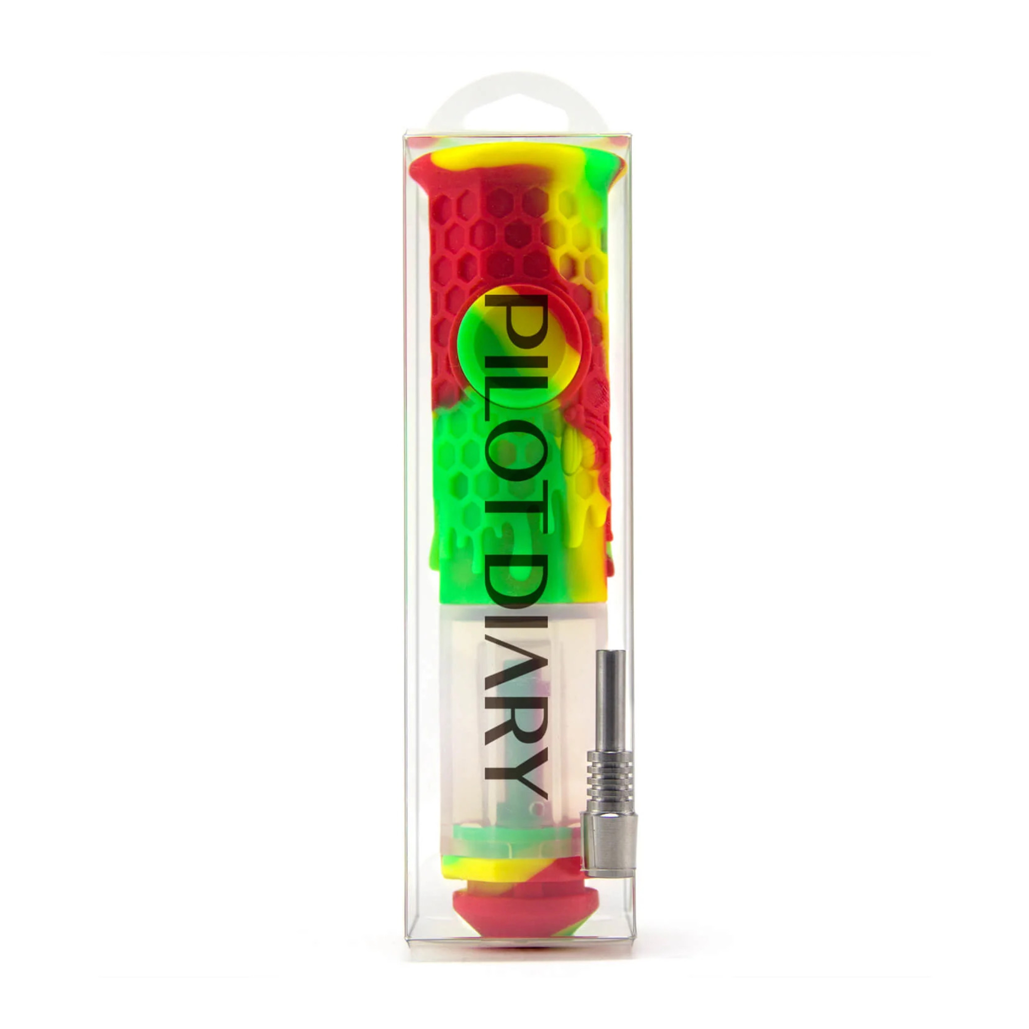 3.46" Mini Silicone Nectar Collector with 10mm Titanium Tip